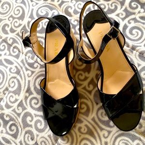 Black patent leather genuine Prada 2” size 40 (9/10) sandals